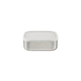 Pote Tramontina Freezinox Aço Inox Quadrado 16 Cm 1,2 L Com Tampa Plástica Para Freezer Geladeira