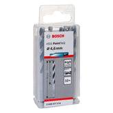 Broca Metal Bosch Aço Rápido Hss-Pointteq 4,6mm 10 Peças