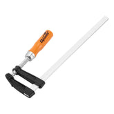 Grampo Sargento Tipo F Aço Carbono 250x50mm 300mm Cabo Madeira Marcenaria