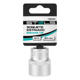 Soquete Estriado 1/2'' 23mm Aço CrV Stels Precisão e Durabilidade