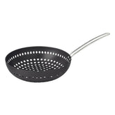 Grelha Wok Tramontina Churrasco 26 Cm Alumínio Anodizado Com Cabo Aço Inox Para Legumes E Carnes