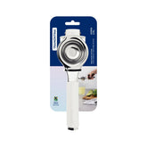 Espremedor De Limão Tramontina Utilità Aço Inox Cabo Polipropileno Branco Resistente Lava-Louças