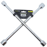 Chave de Roda Cruz 17 x 19 x 21 x 23 mm  Aço Carbono Tradestar