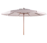 Ombrellone Central Positano em Madeira 4 metros Bege Bel