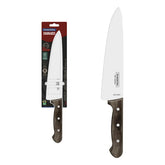 Faca Para Carne Tramontina Polywood Castanho Lâmina Em Aço Inox 10 Polegadas