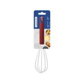 Batedor Manual Tramontina Softta Aço Inox Cabo Emborrachado Vermelho 210 Graus Resistência Térmica