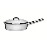 Frigideira Em Aço Inox 24 Cm 3,3 L Fundo Triplo Com Tampa Tramontina Solar