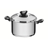 Caldeirão Tramontina Solar Baquelite Aço Inox Fundo Triplo 24 cm 7,8 L Indução