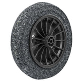 Pneu Maciço Tramontina 8'' para Carrinho de Mão Borracha Macia Roda Plástica Durável