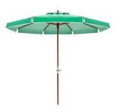 Ombrellone Central Embaú em Madeira 2,70 metros Verde Bel