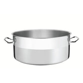 Caçarola Rasa Tramontina Professional Aço Inox Fundo Triplo 45 Cm 35 L Sem Tampa Alta Performance