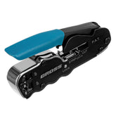 Alicate Crimpador RJ11/12 RJ45 Emborrachado Aço SK5 Decapador Cortador Gross