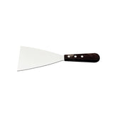 Espátula Raspador Tramontina Polywood 5 Polegadas Aço Inox Cabo Madeira Profissional Para Chapa