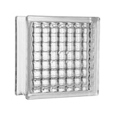 Kit Tijolos Vidro 19x19x8 cm Cristal Incolor 12 Peças Tradestar
