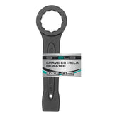 Chave Estrela De Bater Cromo Vanádio 41mm Stels 1427655 Aço Carbono 45