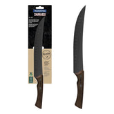 Faca Para Carne Tramontina Churrasco Black 10 Polegadas 25 Cm Aço Inox Escurecido Cabo De Madeira