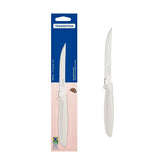 Faca Para Churrasco E Frutas Tramontina Plenus Lâmina 5 Polegadas Aço Inox Cabo Polipropileno Off White