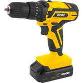 Parafusadeira Furadeira À Bateria 12v Imp Kit 74 Vonder