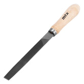Lima Chata Bastarda 6Pol 150mm Cabo Madeira Aço Carbono MTX 1623455 - Guimepa