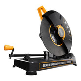 Serra Policorte 14'' 355mm 2050W 220V 3800 RPM WAP WF SP02 Base Ajustável Corte 127mm