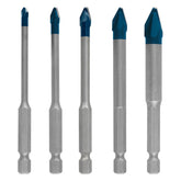 Jogo Brocas Bosch Expert Hex-9 Hard Ceramic 4/5/6/8/11 5Pçs
