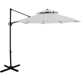 Ombrellone Suspenso Roma Giratório 360° 3 metros Branco Bel