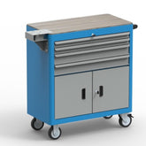 Carro para ferramentas com 4 Gavetas e 2 Portas 156A CMB