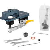 Gabarito 35Mm Para Furação De Dobradiça Alumínio Aço Nove54 120x58x98mm 15-25mm 5000rpm 0.610kg
