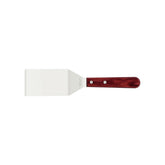 Espátula Para Fritura Tramontina 4 Polegadas Aço Inox E Cabo Polywood Vermelho Tratado Profissional