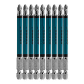 Bits Phillips Ph2 90mm 10pçs Aço S2 Gross 1126356 Magnetizado