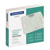 Balança Digital De Bioimpedância Smart Tramontina Adatto 180kg Bluetooth Vidro Temperado Corporal
