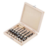 Jogo de Brocas Escareadoras Madeira 3-10mm 7 Peças Denzel Acabamento Profissional