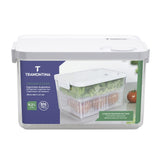 Pote Organizador De Geladeira 6,2 L Tramontina Organizzare Com Controle De Umidade