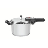 Panela De Pressão Tramontina Brava 6 L 22 Cm Aço Inox Fundo Triplo Indução