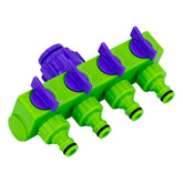 Distribuidor de Água 4 Derivações 1/2-3/4 Palisad Irrigação Jardim Eficiente