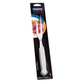 Garfo Trinchante Tramontina Premium Aço Inox Cabo Polipropileno Branco Para Churrasco Profissional