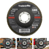 Disco Flap 115 mm G80 Fibra Reto Aço Tradestar