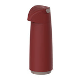 Garrafa Térmica Tramontina Exata 1,8 L Vermelha Ampola De Vidro Corta Pingos Design Clean BPA Free