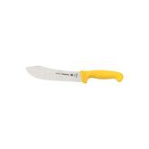 Faca Para Carne 8 Polegadas Tramontina Profissional Master Aço Inox Cabo Amarelo Antimicrobiana Nsf