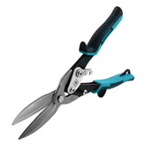 Tesoura Para Chapa Bico Longo 290mm Aço Cromo Molibdênio 1.2mm 0.7mm Corte Reto