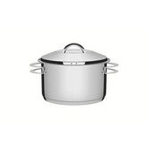 Caçarola Tramontina Solar Fundo Triplo Aço Inox 20 Cm 3.6 L Com Tampa Indução Forno 260°C