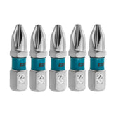 Bit Phillips PH2 25mm 5pcs Aço Japonês S2 Gross 1155155 Alta Resistência