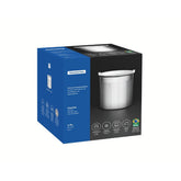 Pote Tramontina Cucina Em Aço Inox 1,5 L 12 cm Para Mantimentos Com Tampa Plástica
