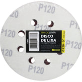 Disco Lixa 125 mm G120 Alvenaria com Fixador Tradestar