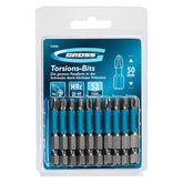 Bits Torção Ph3 50mm 10 Unidades Ferramentas Impacto Gross Aço S2