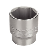 Soquete Xtractor Plus 32mm 1/2'' Aço Cromo Vanádio DIN 3124 Remoção 80% Parafusos Tramontina PRO
