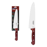 Faca Para Carne Tramontina Polywood Vermelho 10 Polegadas Aço Inox Churrasco
