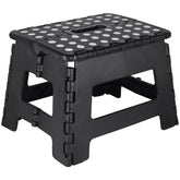 Banqueta Plastica Dobrável 220 mm Preta Tradestar