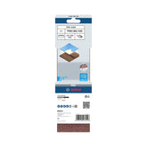 Jogo De Cinta De Lixa Bosch Pro X440 75X533mm G60/80/120 3Un