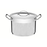 Caldeirão Tramontina Professional Aço Inox Fundo Triplo 24 cm 7,8 L Tampa Plana Satinado